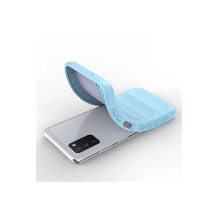 BUĞZ Samsung Galaxy A03s Kılıf Optimum Silikon - Sky Blue