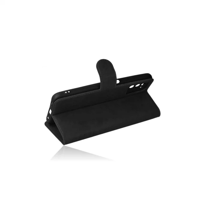 BUĞZ Samsung Galaxy A03s Kılıf Trend S Plus Kapaklı Kılıf - Siyah