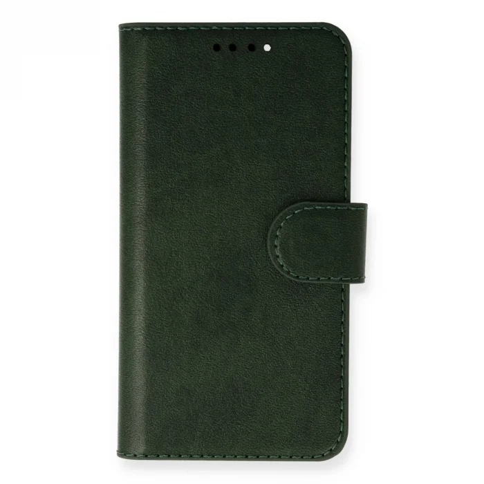 BUĞZ Samsung Galaxy A03s Kılıf Trend S Plus Kapaklı Kılıf - Yeşil