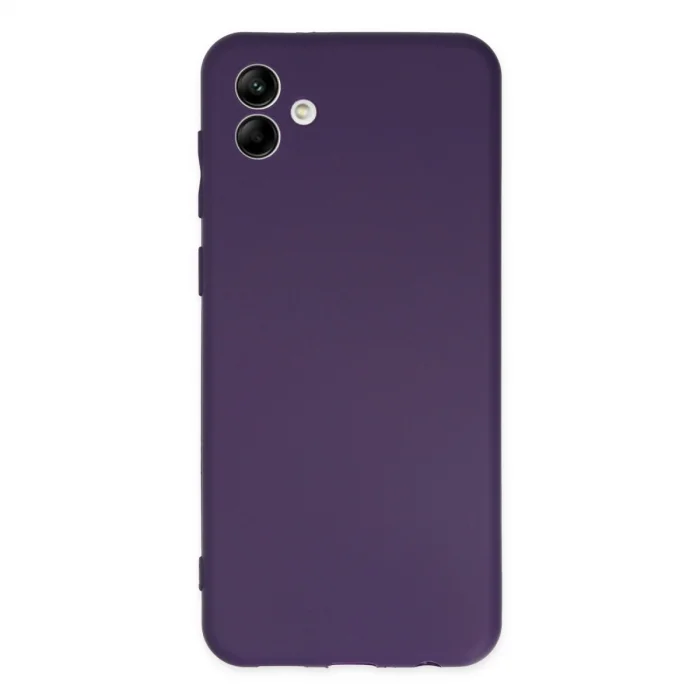 BUĞZ Samsung Galaxy A04 Kılıf First Silikon - Mor