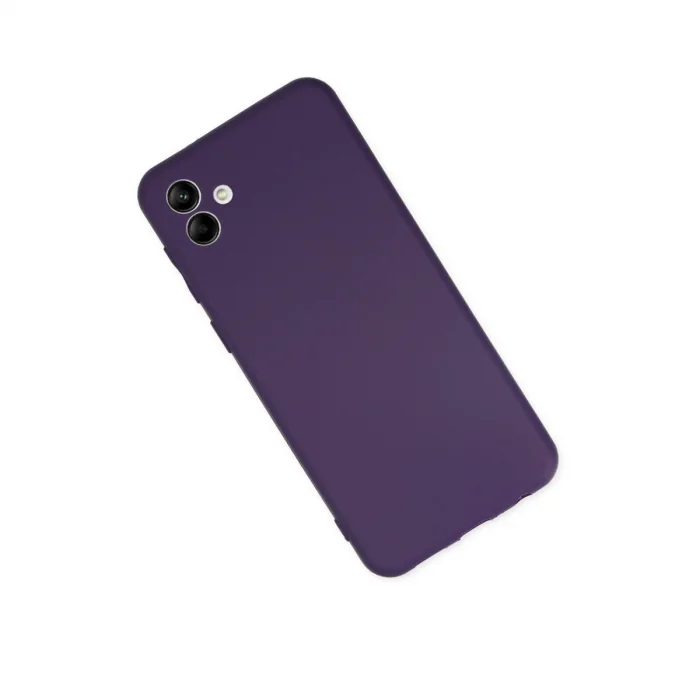 BUĞZ Samsung Galaxy A04 Kılıf First Silikon - Mor