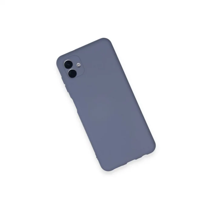 BUĞZ Samsung Galaxy A04 Kılıf Nano İçi Kadife Silikon - Gri