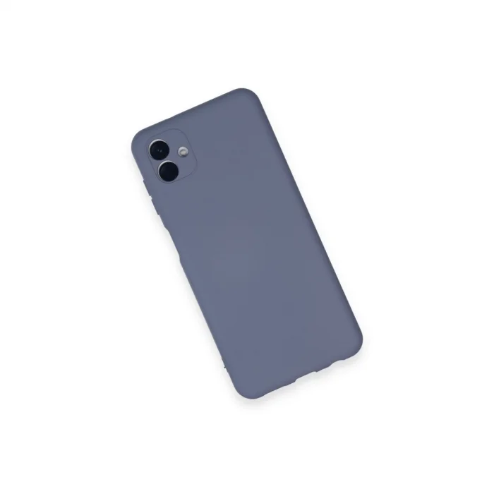 BUĞZ Samsung Galaxy A04 Kılıf Nano İçi Kadife Silikon - Gri