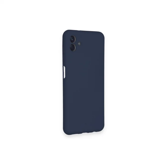 BUĞZ Samsung Galaxy A04 Kılıf Nano İçi Kadife Silikon - Lacivert