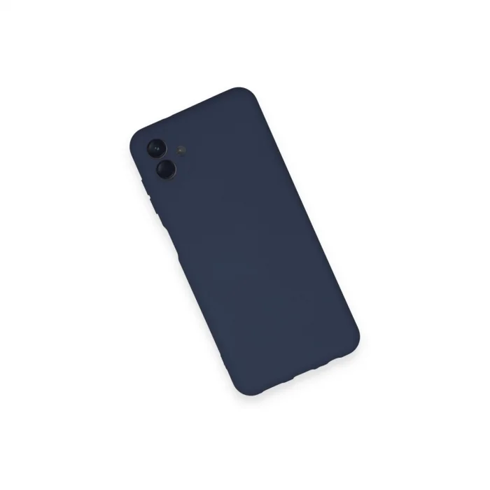 BUĞZ Samsung Galaxy A04 Kılıf Nano İçi Kadife Silikon - Lacivert