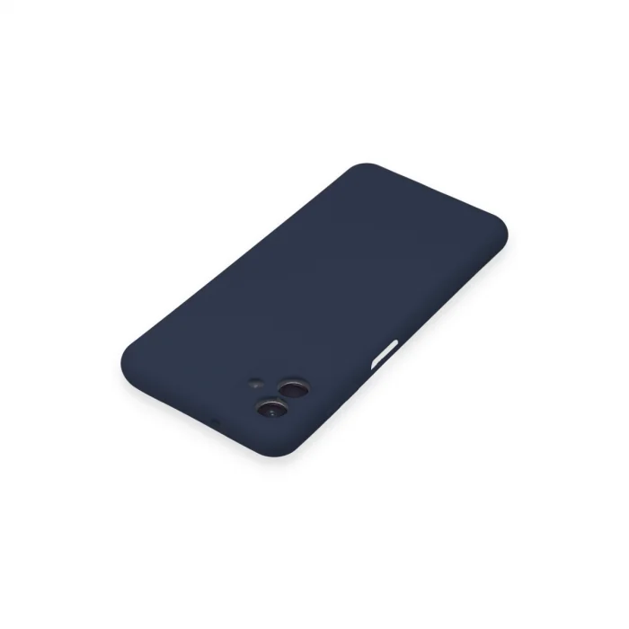 BUĞZ Samsung Galaxy A04 Kılıf Nano İçi Kadife Silikon - Lacivert