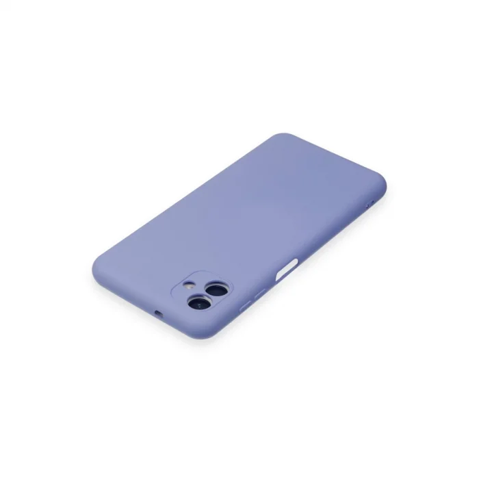 BUĞZ Samsung Galaxy A04 Kılıf Nano İçi Kadife Silikon - Lila