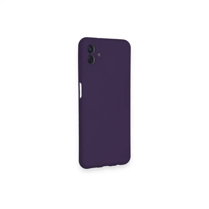 BUĞZ Samsung Galaxy A04 Kılıf Nano İçi Kadife Silikon - Mor