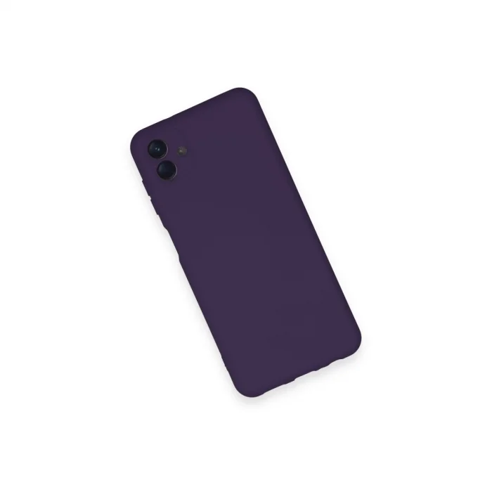 BUĞZ Samsung Galaxy A04 Kılıf Nano İçi Kadife Silikon - Mor
