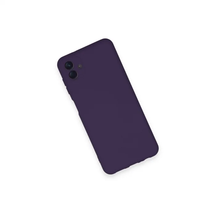 BUĞZ Samsung Galaxy A04 Kılıf Nano İçi Kadife Silikon - Mor