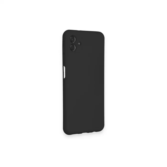 BUĞZ Samsung Galaxy A04 Kılıf Nano İçi Kadife Silikon - Siyah