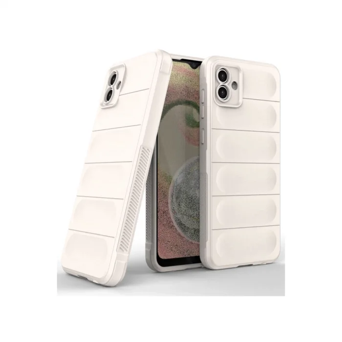 BUĞZ Samsung Galaxy A04 Kılıf Optimum Silikon - Krem