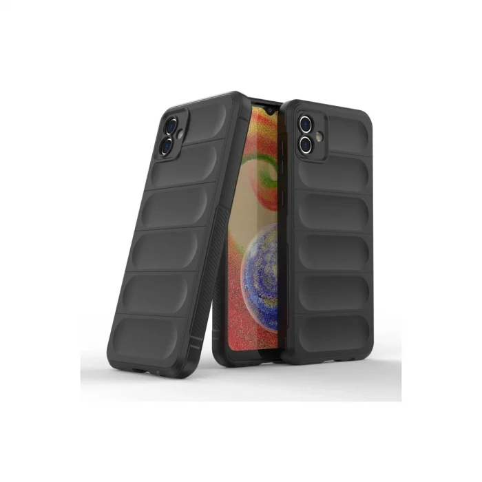 BUĞZ Samsung Galaxy A04 Kılıf Optimum Silikon - Siyah