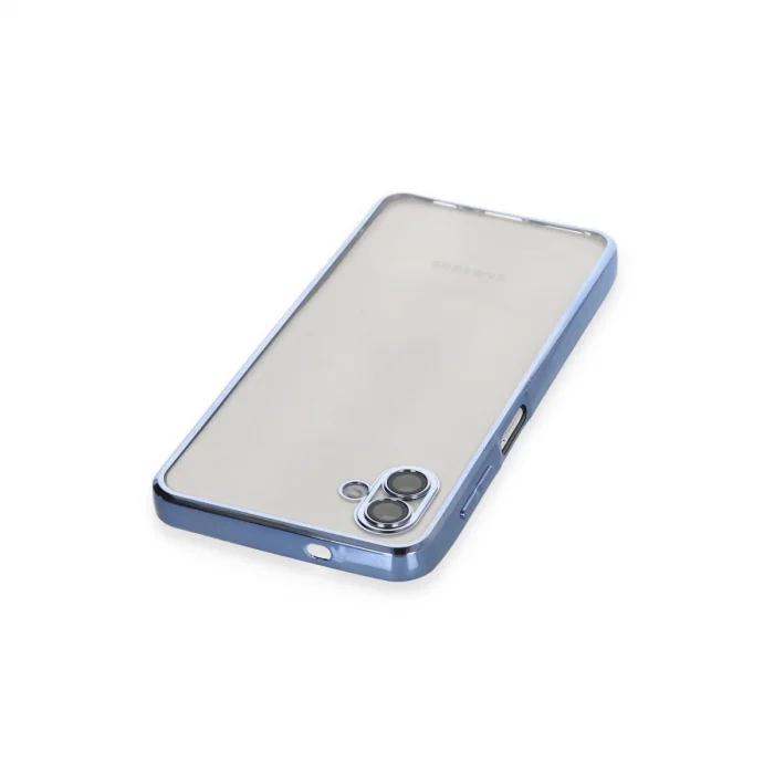 BUĞZ Samsung Galaxy A04 Kılıf Razer Lensli Silikon - Açık Mavi