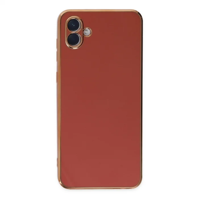 BUĞZ Samsung Galaxy A04 Kılıf Volet Silikon - Kırmızı