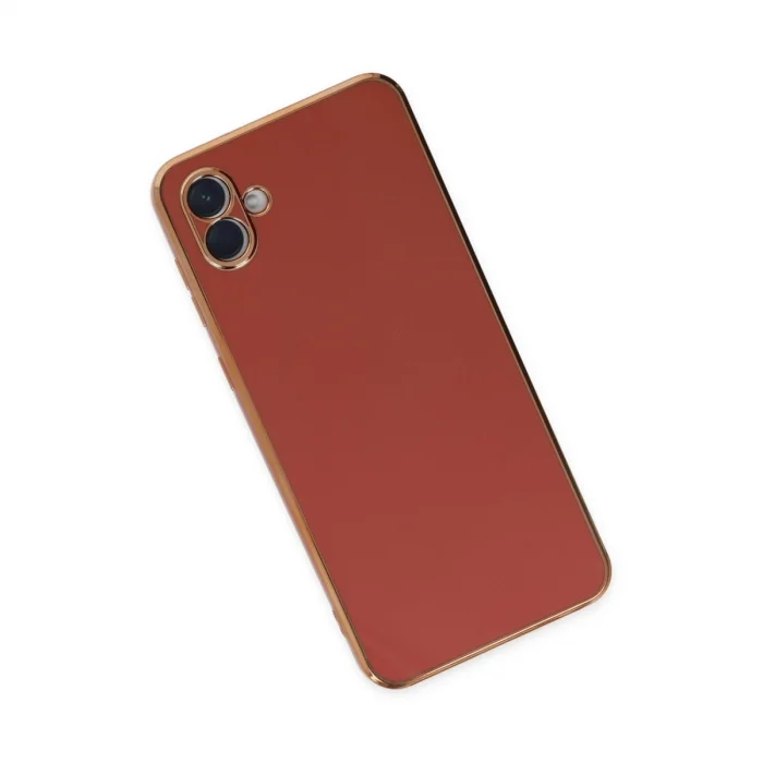 BUĞZ Samsung Galaxy A04 Kılıf Volet Silikon - Kırmızı