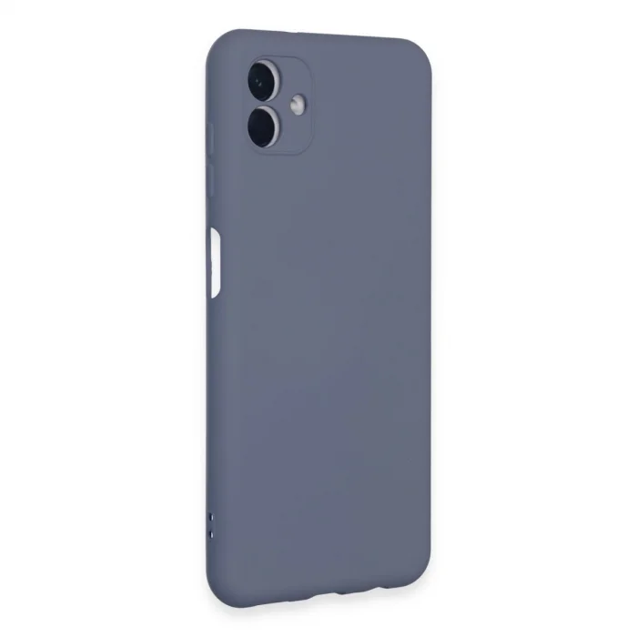 BUĞZ Samsung Galaxy A04e Kılıf Nano İçi Kadife Silikon - Gri