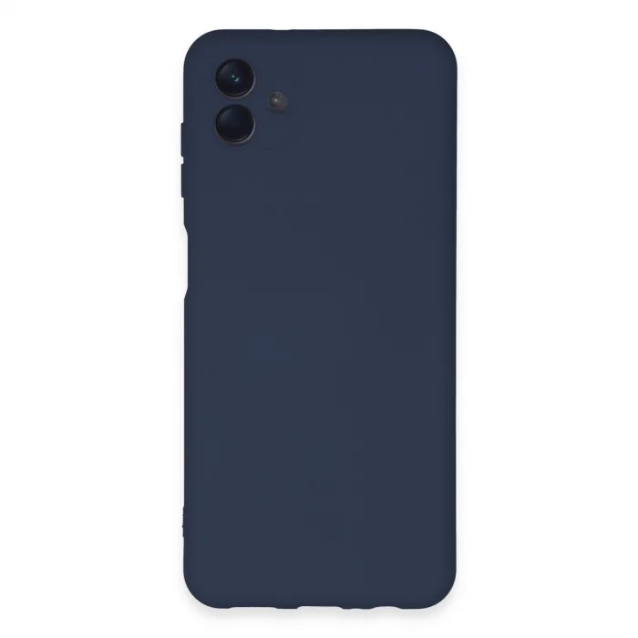 BUĞZ Samsung Galaxy A04e Kılıf Nano İçi Kadife Silikon - Lacivert