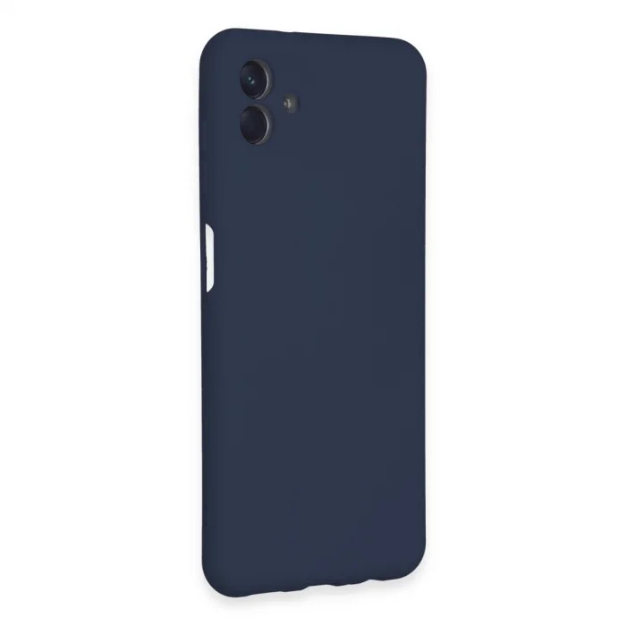 BUĞZ Samsung Galaxy A04e Kılıf Nano İçi Kadife Silikon - Lacivert