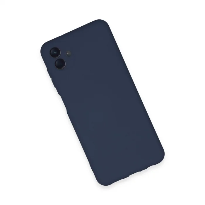 BUĞZ Samsung Galaxy A04e Kılıf Nano İçi Kadife Silikon - Lacivert