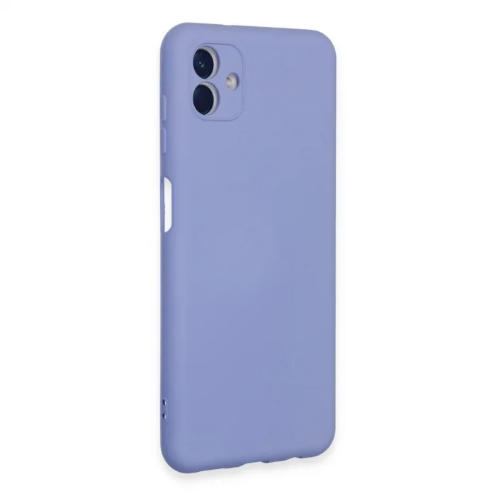 BUĞZ Samsung Galaxy A04e Kılıf Nano İçi Kadife Silikon - Lila