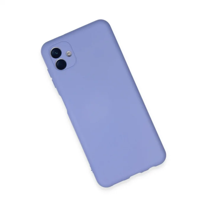 BUĞZ Samsung Galaxy A04e Kılıf Nano İçi Kadife Silikon - Lila