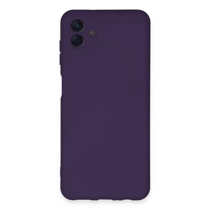 BUĞZ Samsung Galaxy A04e Kılıf Nano İçi Kadife Silikon - Mor