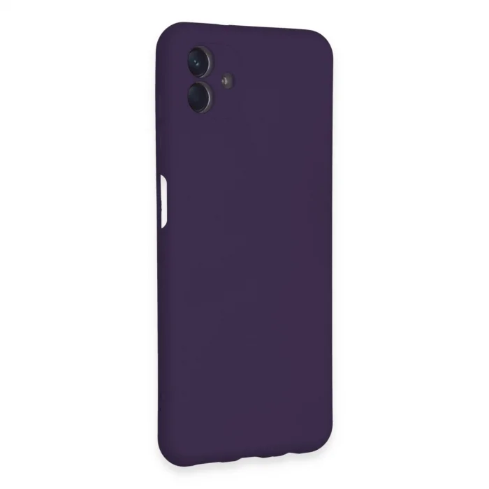 BUĞZ Samsung Galaxy A04e Kılıf Nano İçi Kadife Silikon - Mor