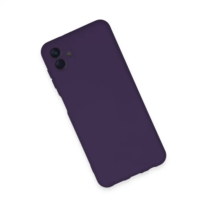 BUĞZ Samsung Galaxy A04e Kılıf Nano İçi Kadife Silikon - Mor