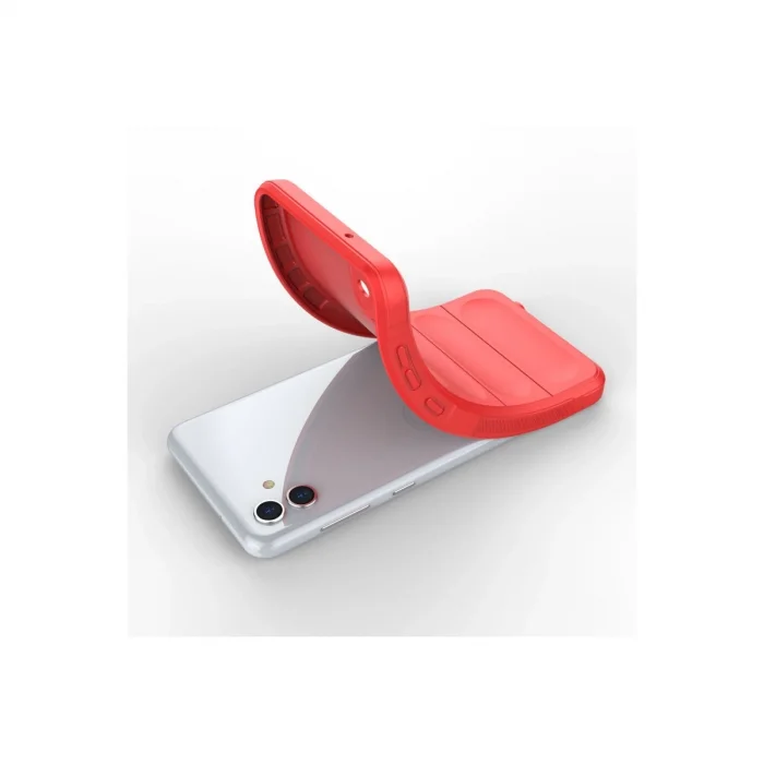 BUĞZ Samsung Galaxy A04e Kılıf Optimum Silikon - Kırmızı