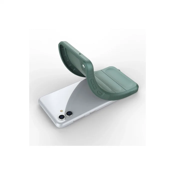 BUĞZ Samsung Galaxy A04e Kılıf Optimum Silikon - Koyu Yeşil