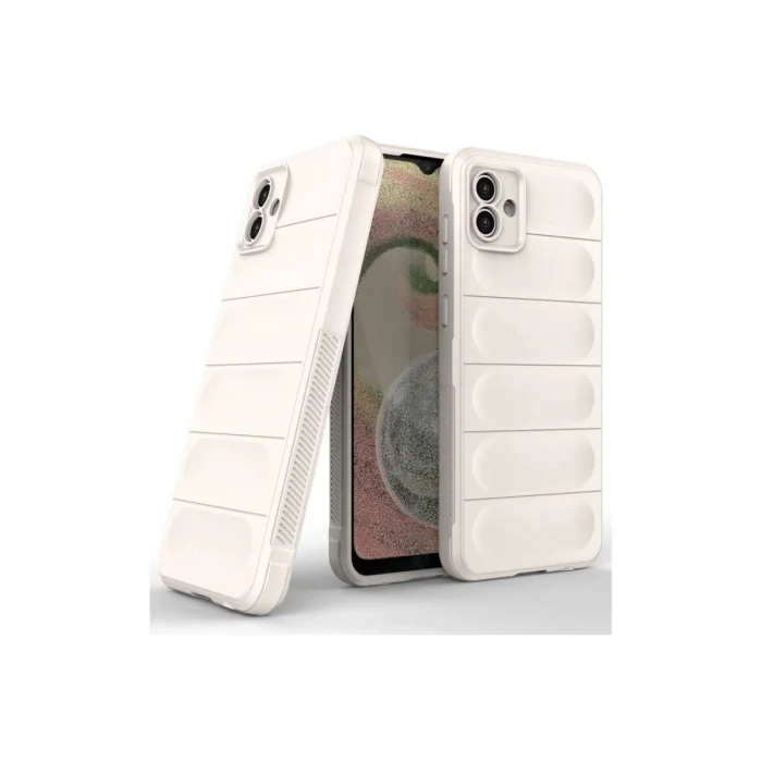 BUĞZ Samsung Galaxy A04e Kılıf Optimum Silikon - Krem
