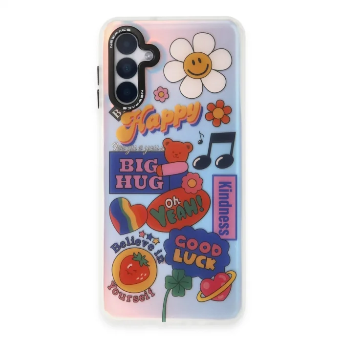 BUĞZ Samsung Galaxy A04s Kılıf Estoril Desenli Kapak - Estoril - 15