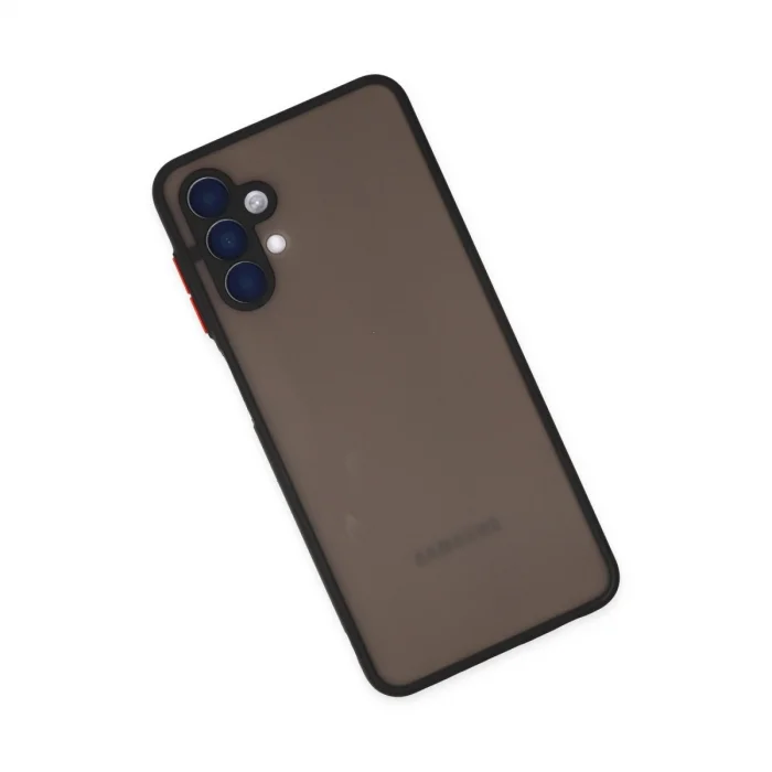 BUĞZ Samsung Galaxy A04s Kılıf Montreal Silikon Kapak - Siyah