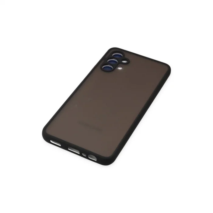 BUĞZ Samsung Galaxy A04s Kılıf Montreal Silikon Kapak - Siyah