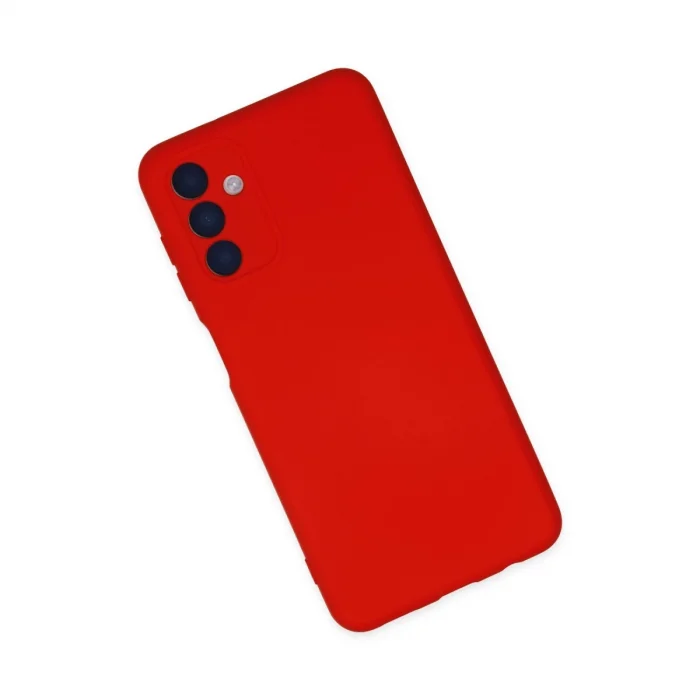 BUĞZ Samsung Galaxy A04s Kılıf Nano İçi Kadife Silikon - Kırmızı