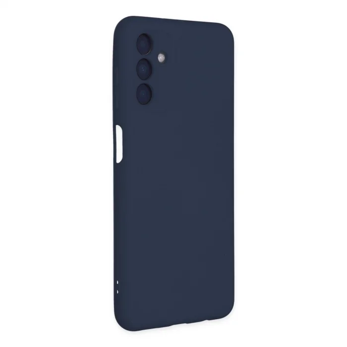 BUĞZ Samsung Galaxy A04s Kılıf Nano İçi Kadife Silikon - Lacivert