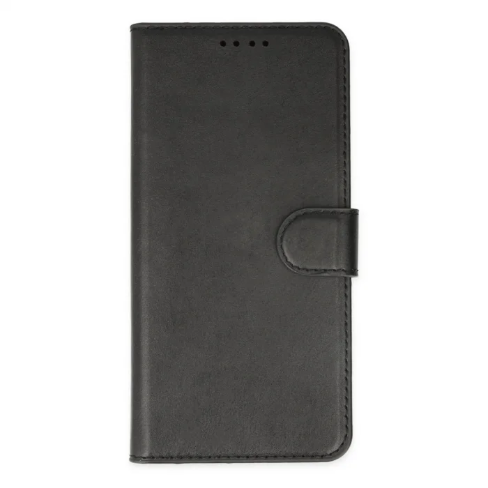 BUĞZ Samsung Galaxy A04s Kılıf Trend S Plus Kapaklı Kılıf - Siyah