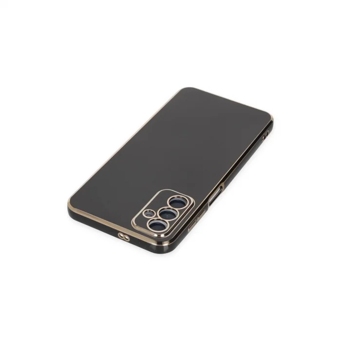 BUĞZ Samsung Galaxy A04s Kılıf Volet Silikon - Siyah