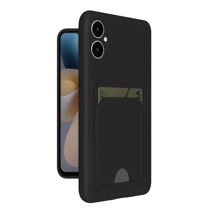 BUĞZ Samsung Galaxy A05 Kelvin Kartvizitli Silikon - Siyah