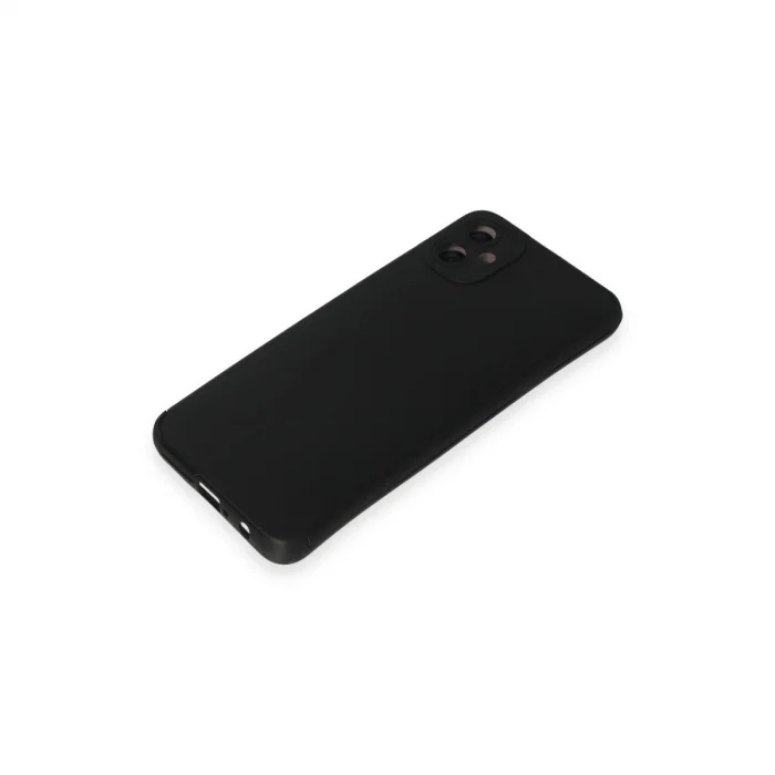 BUĞZ Samsung Galaxy A05 Kılıf Loop Deri Silikon - Siyah