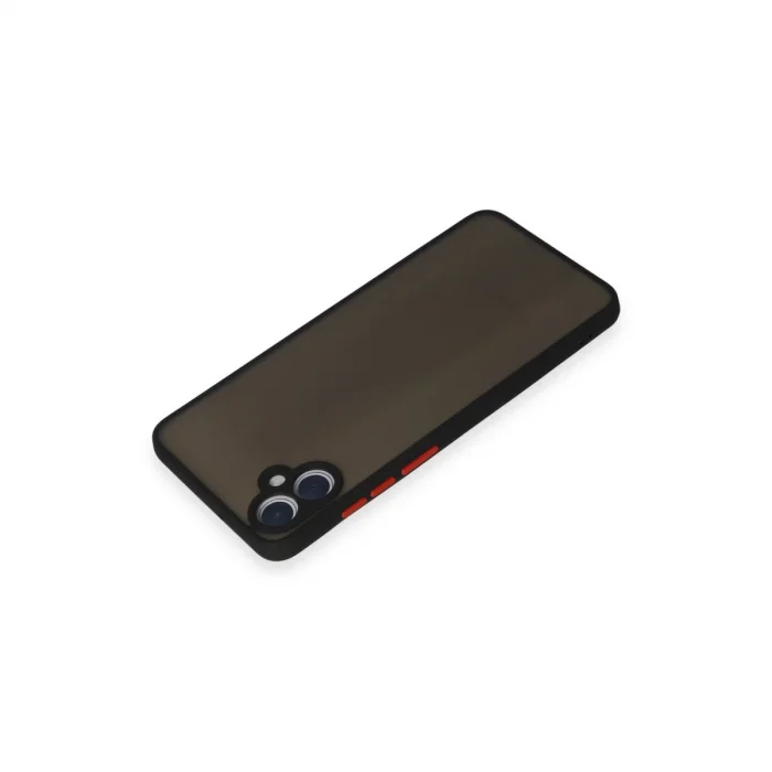 BUĞZ Samsung Galaxy A05 Kılıf Montreal Silikon Kapak - Siyah