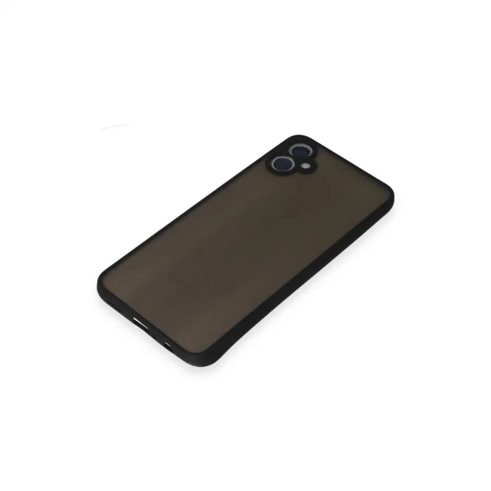 BUĞZ Samsung Galaxy A05 Kılıf Montreal Silikon Kapak - Siyah