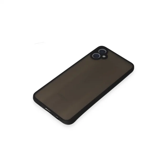 BUĞZ Samsung Galaxy A05 Kılıf Montreal Silikon Kapak - Siyah