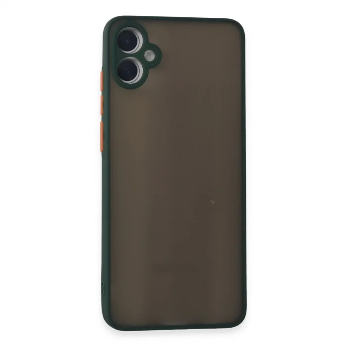 BUĞZ Samsung Galaxy A05 Kılıf Montreal Silikon Kapak - Yeşil