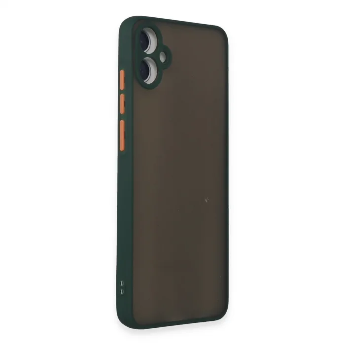 BUĞZ Samsung Galaxy A05 Kılıf Montreal Silikon Kapak - Yeşil