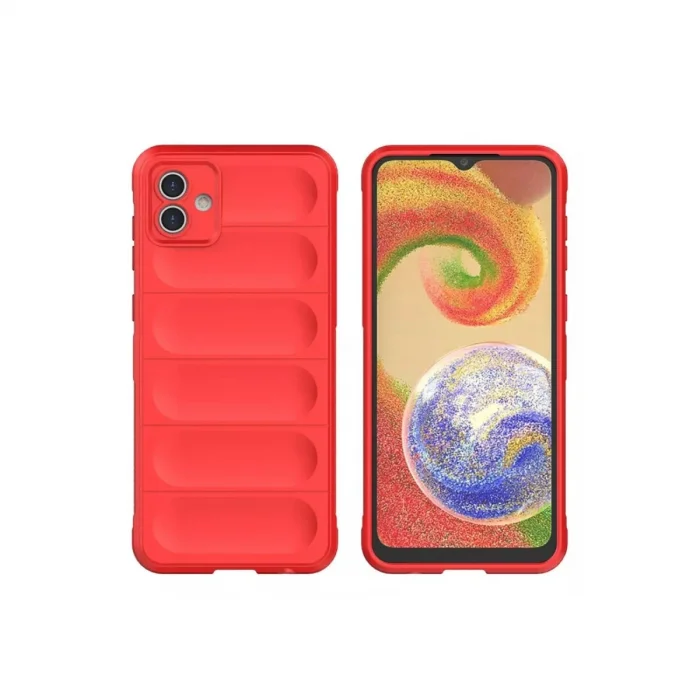 BUĞZ Samsung Galaxy A05 Kılıf Optimum Silikon - Kırmızı