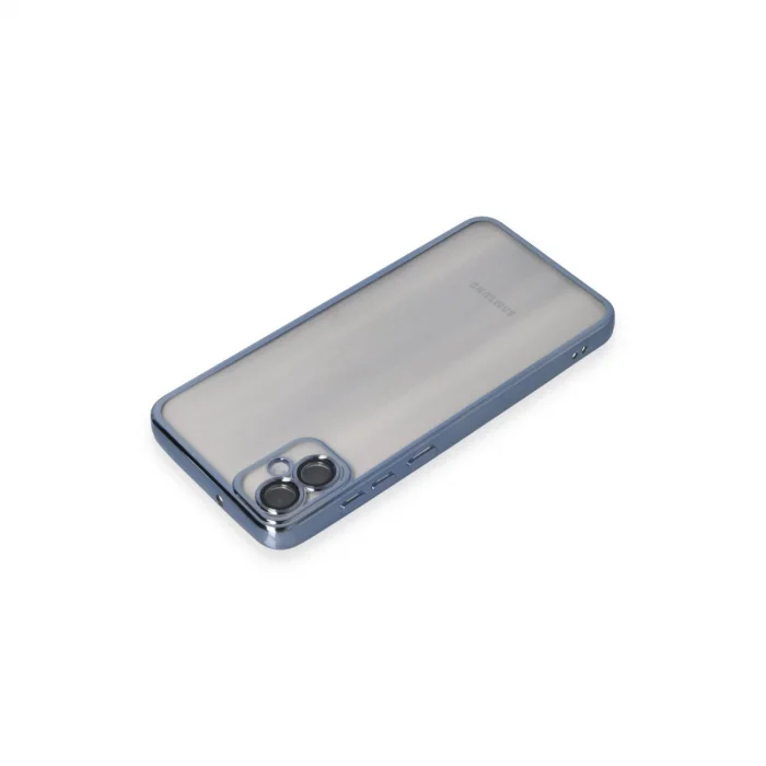 BUĞZ Samsung Galaxy A05 Kılıf Razer Lensli Silikon - Lacivert