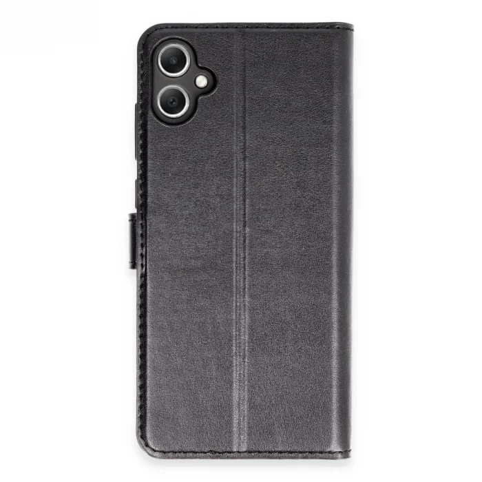 BUĞZ Samsung Galaxy A05 Kılıf Trend S Plus Kapaklı Kılıf - Siyah