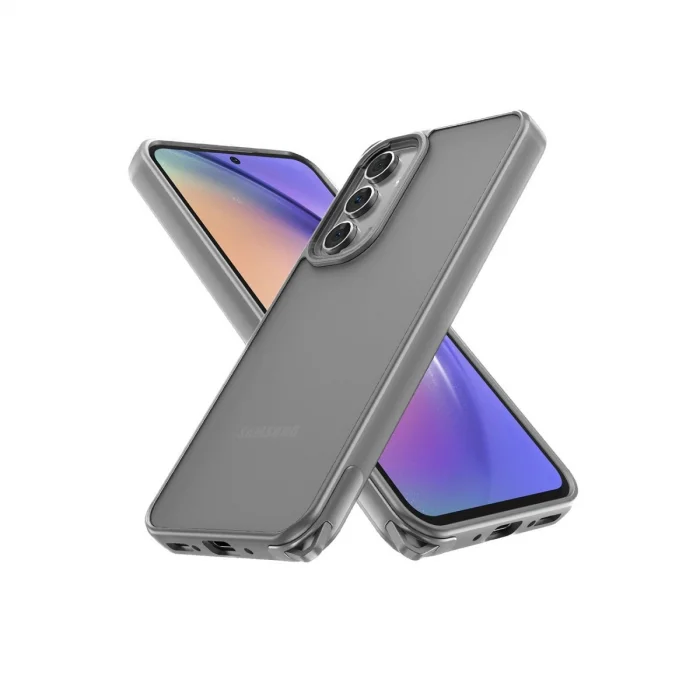 BUĞZ Samsung Galaxy A05s Kılıf Elegant Kapak - Titan Gri